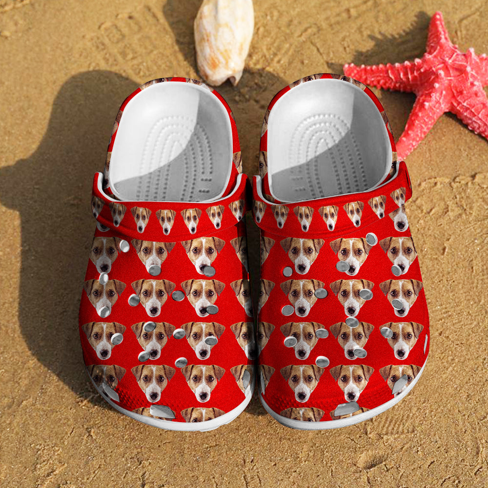 Personalized Funny Clog with Pet Face Clogs Slipper Birthday Gift for Pet Lover