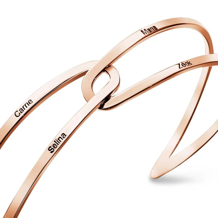 Custom Adjustable Cuff Couple Bracelet Gift Personalized Jewelry Birthday Wedding Bridesmaid for Her