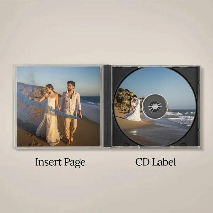 Custom CD & Jewel Case 5/16 Songs Custom CD Mixtape Personalized Custom CD Album Valentine's Day Anniversary Wedding Gift