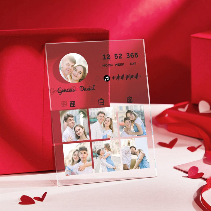 Custom Music Plaque Personalized Photo Anniversary Plaque Gift