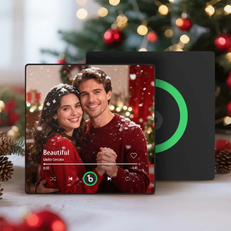 FridgeBeats Framed 4.0 Custom Music Photo Fridge Magnet That Can Play Music Without Cellphone Christmas Gifts