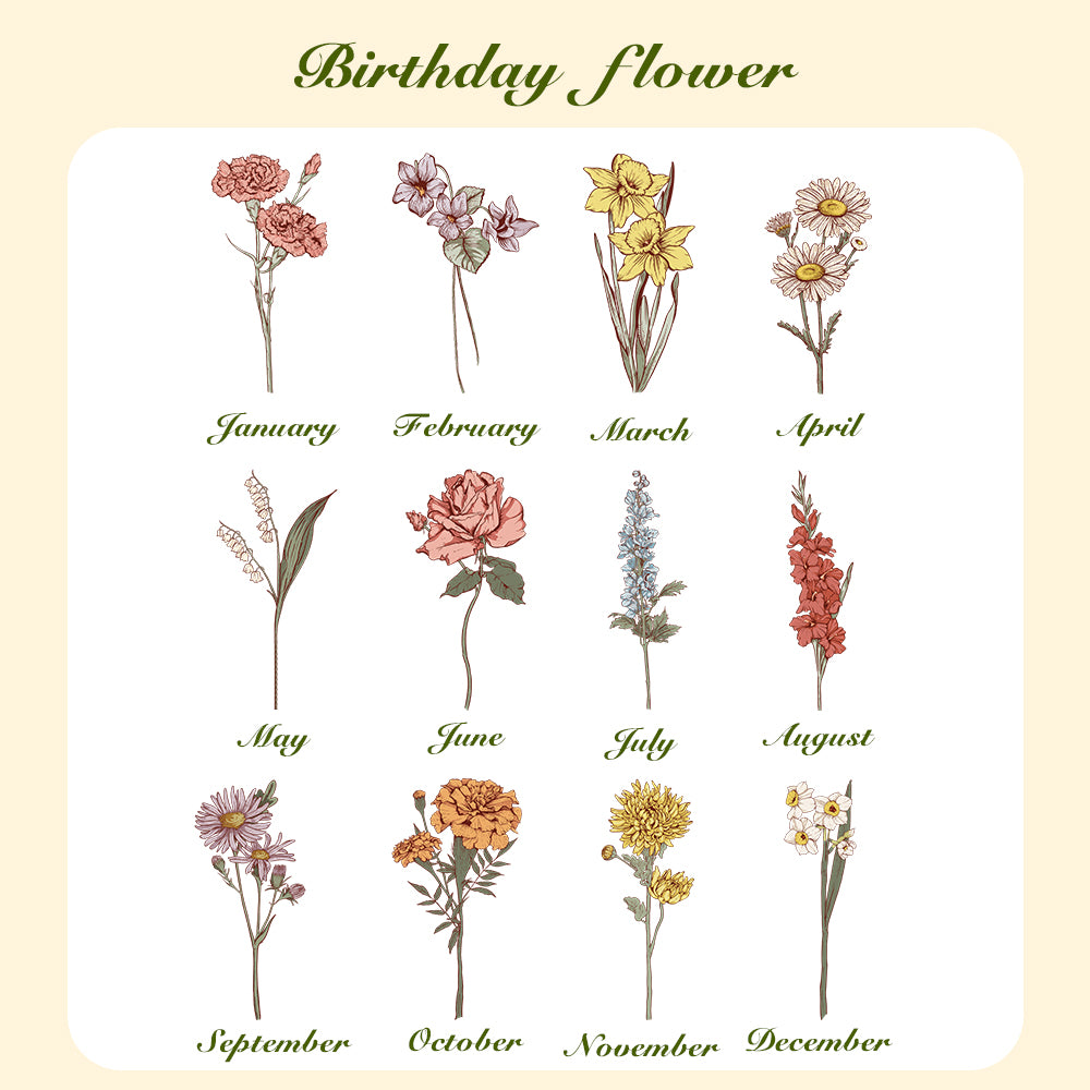 Personalized Birth Flower Waterproof Bottle Carrier Bag with Removable Pouch for 40oz Stanley Tumbler Gift for Women