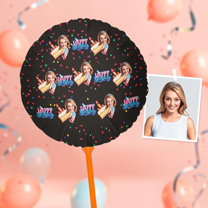 Personalized Face Funny Birthday Balloons for Party Decoration Supplies