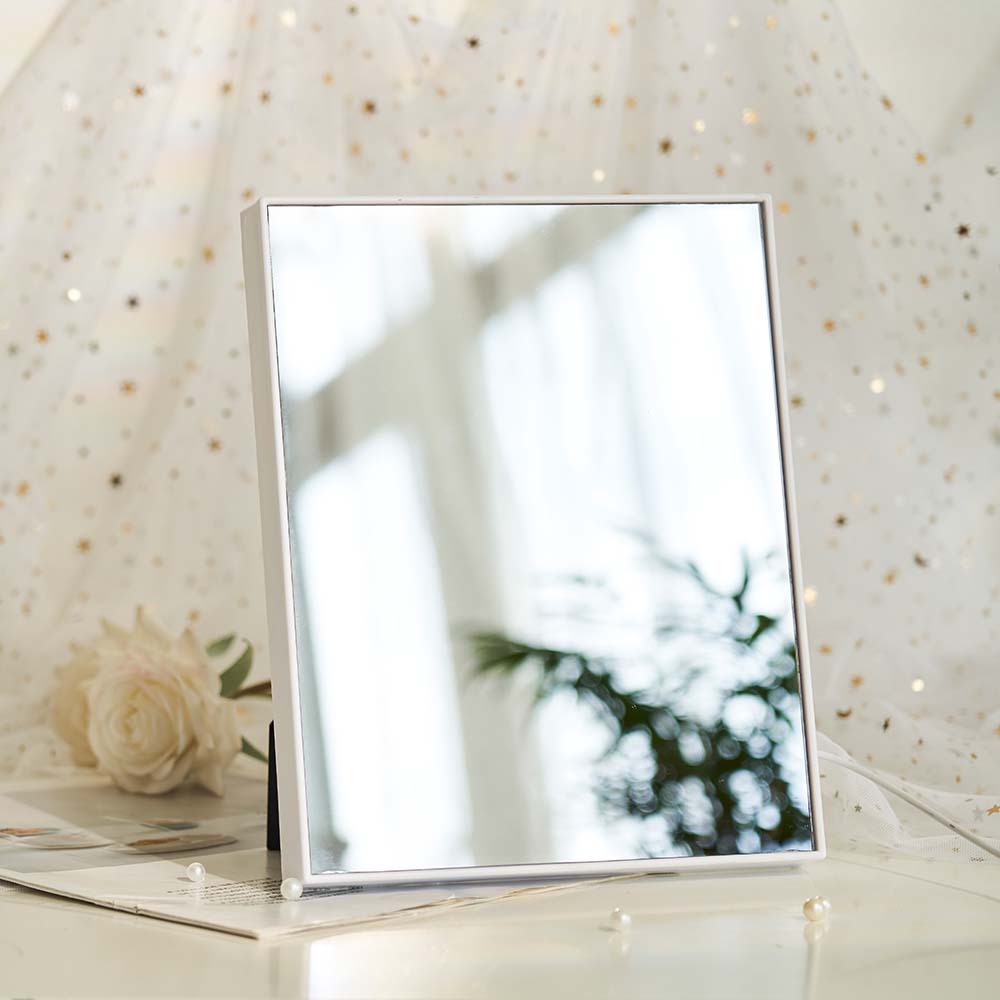 Custom Photo Frame Mirror Night Light – Personalized Birthday, Valentine’s Day, Christmas & Anniversary Gift