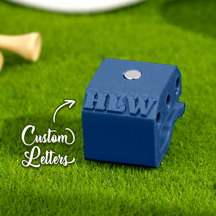 Personalized 3D Printed Magnetic Golf Ball Marker Hat Clip Golf Tees Holder Gift for Golf Lovers