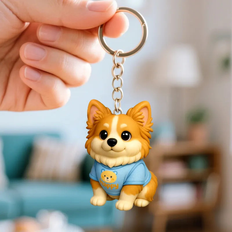 Custom 3D Mini Figure Keychain Figure from Your Photo Personalized Mini Doll Christmas Gift Idea