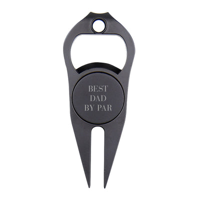 Personalized Multipurpose Golf Fork Ball Marker Bottle Opener Gifts for Dad