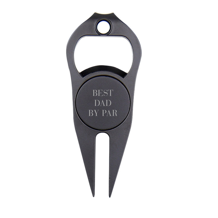 Personalized Multipurpose Golf Fork Ball Marker Bottle Opener Gifts for Dad