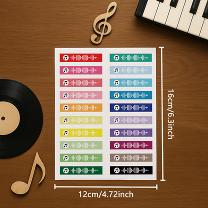 Stickers Custom Music Code Personalized Song Label