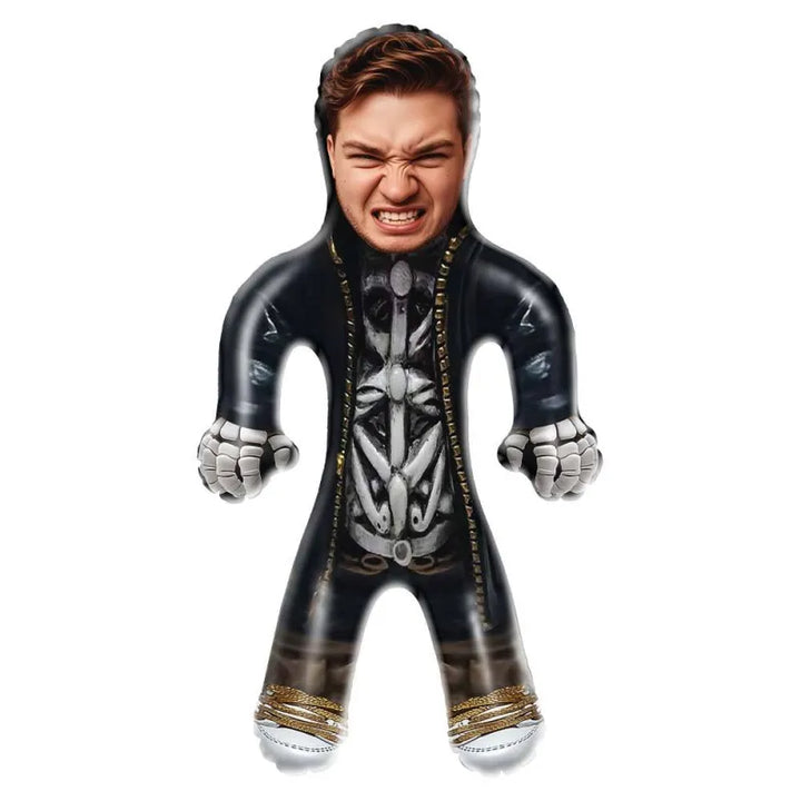 Custom Face Mr. Skeleton Blow Up Dolls Funny Inflatable Balloon Custom Air Doll for Party Favors Horror Halloween Gifts