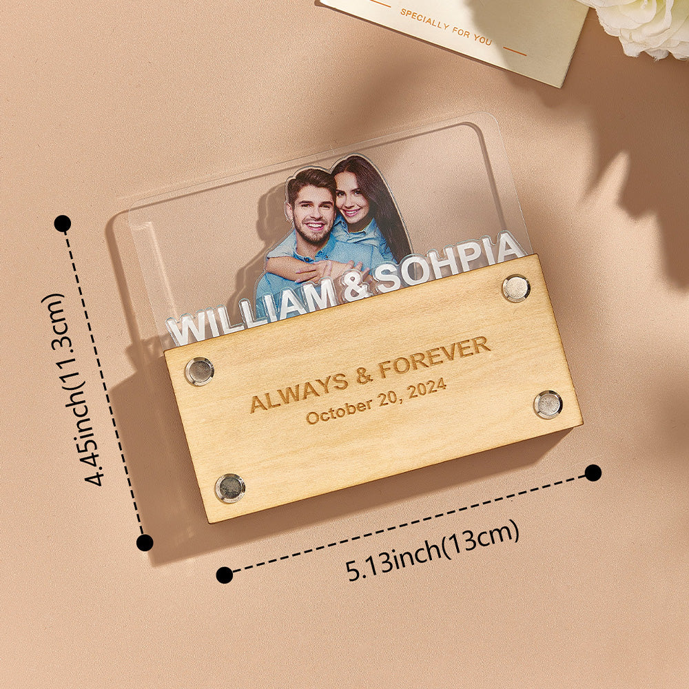 Personalized Photo Plaque Couple Plaque Home Decor Gift for Lover