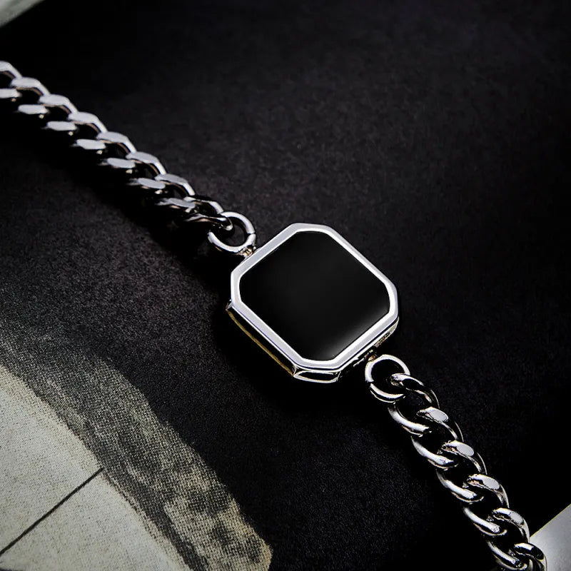 Personalized Temperature-Sensitive Photo Bracelet Magic Photo Men's Bracelet Which Changes Color With Temperature Best Gift For Him