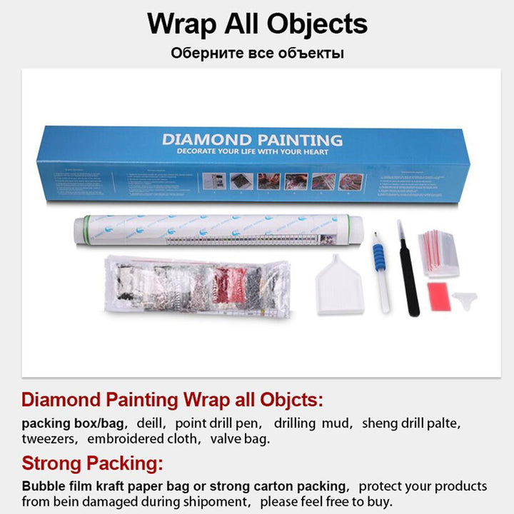 Custom 5D Diamond Painting Without Frame - 7 Colors