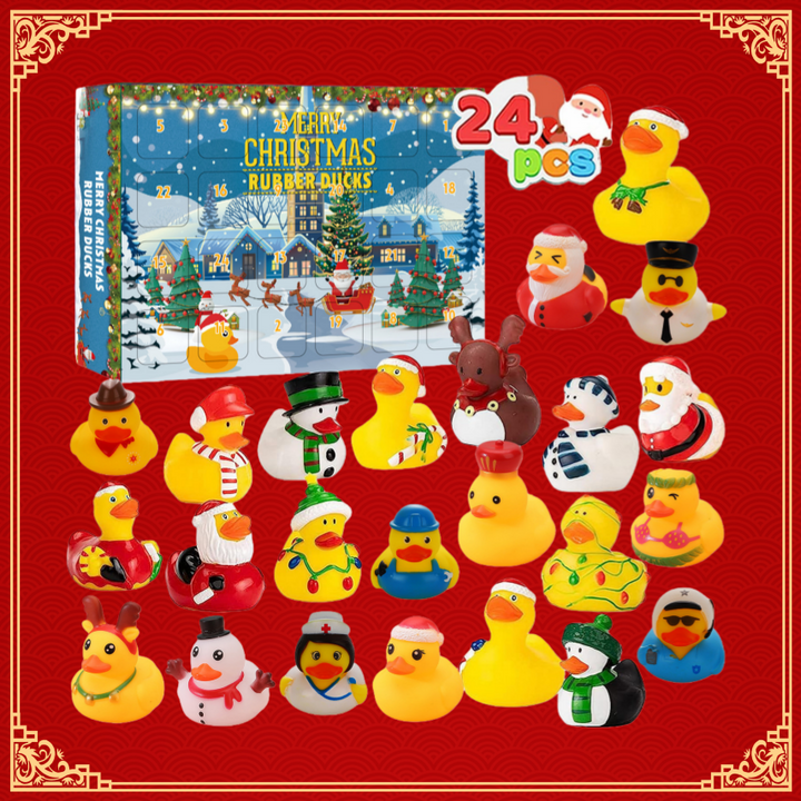 Christmas Rubber Ducks Advent Calendar Christmas Gift for Kids