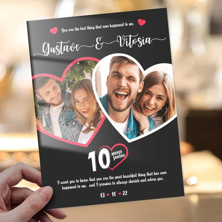 Personalized Love Gift with Photo Custom Photo Anniversary Gift