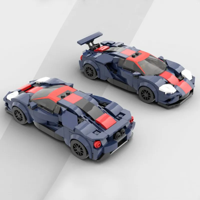 2017 Ford GT Creative Vehicle Racing Car Building Blocks Construction Toy Brick Figures Gift for Car Lover