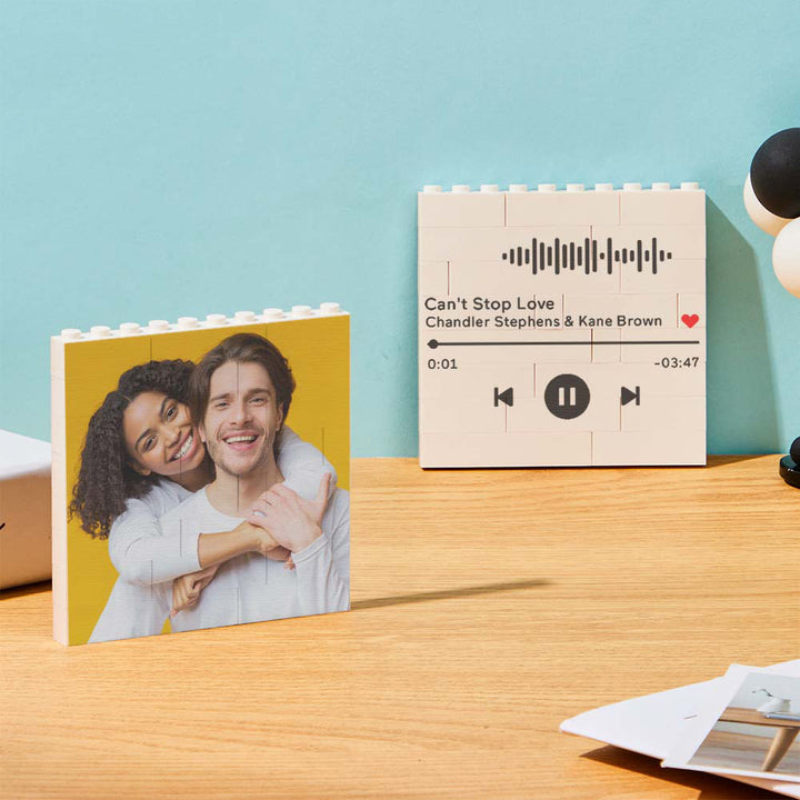 Custom Building Brick Personalized Square Block Puzzle