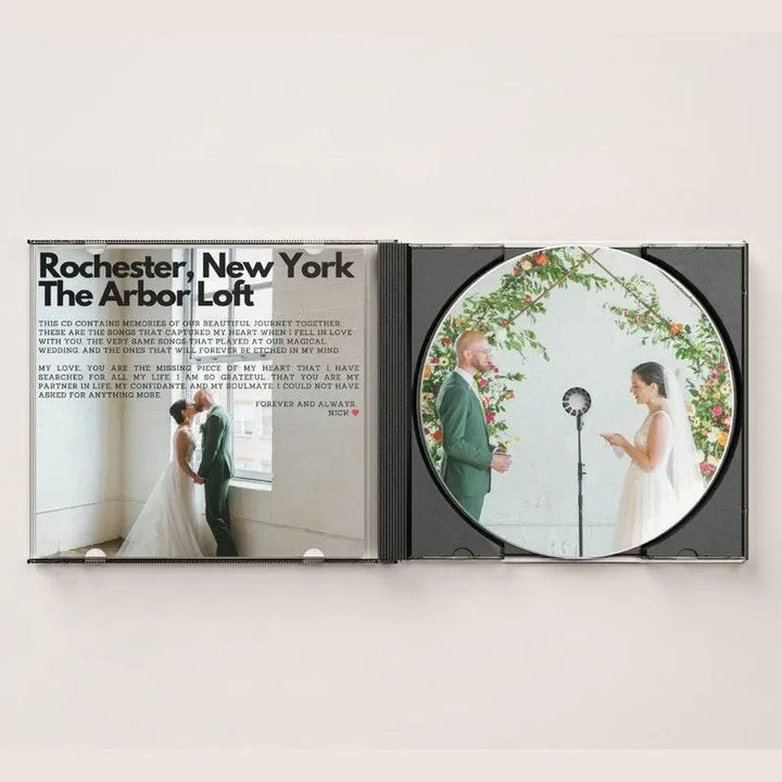 Custom CD & Jewel Case 5/16 Songs Custom CD Mixtape Personalized Custom CD Album Valentine's Day Anniversary Wedding Gift