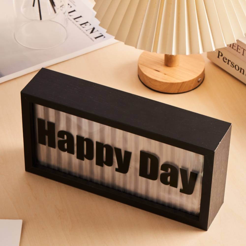 Personalized Bluetooth Speaker with Light Custom Text Bluetooth Speaker Unique Gift for Him