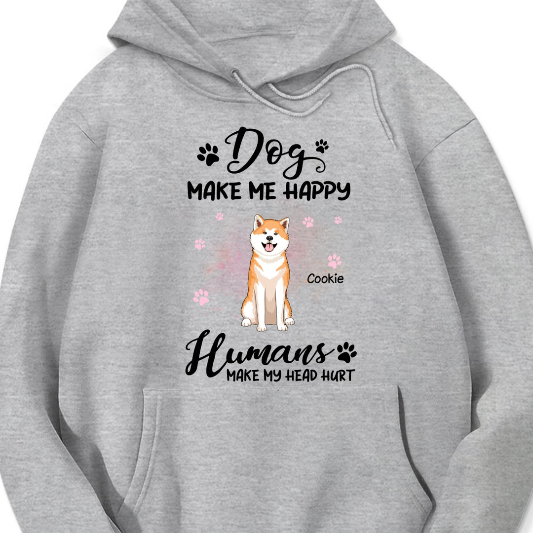 Dogs Make Me Happy Shirt