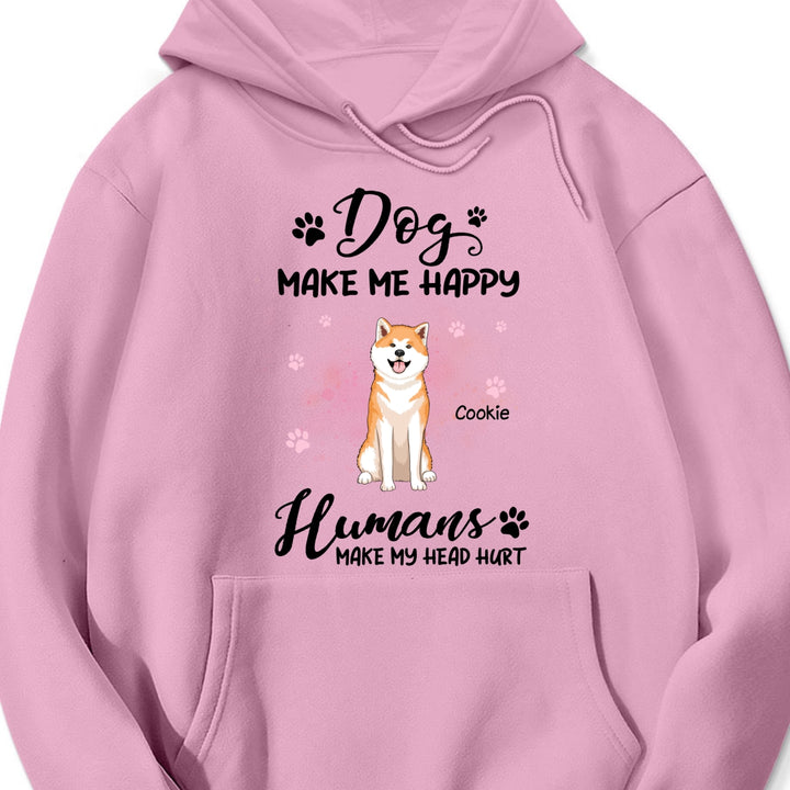 Dogs Make Me Happy Shirt