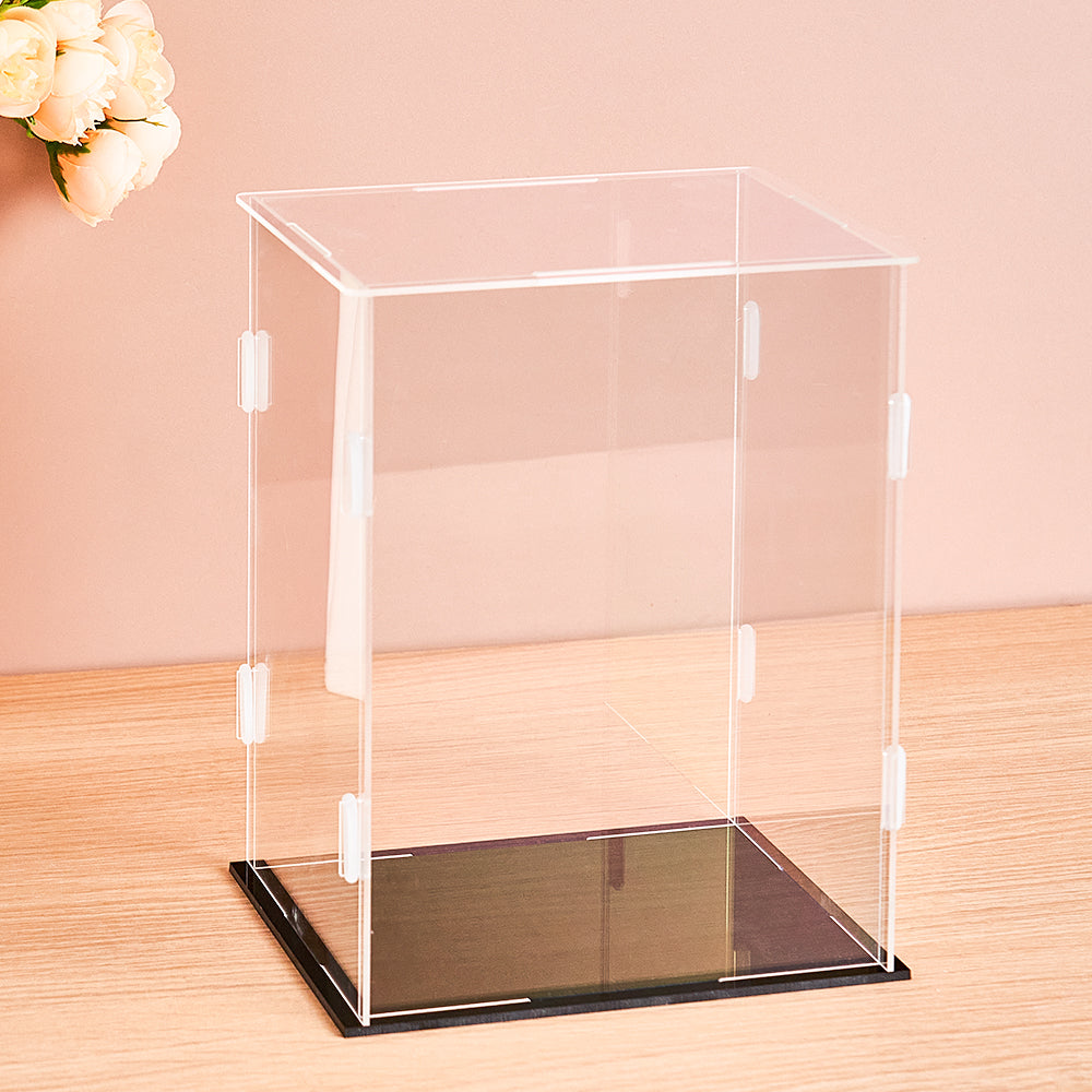 Dustproof Clear Acrylic Display Case Display Box – Protective Box for 2 People Brick Figures Collectibles