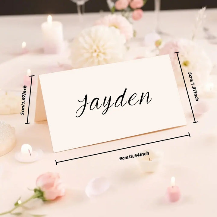 Personalized Wedding Place Names Wedding Table Place Name Cards Minimal Wedding Table Decor
