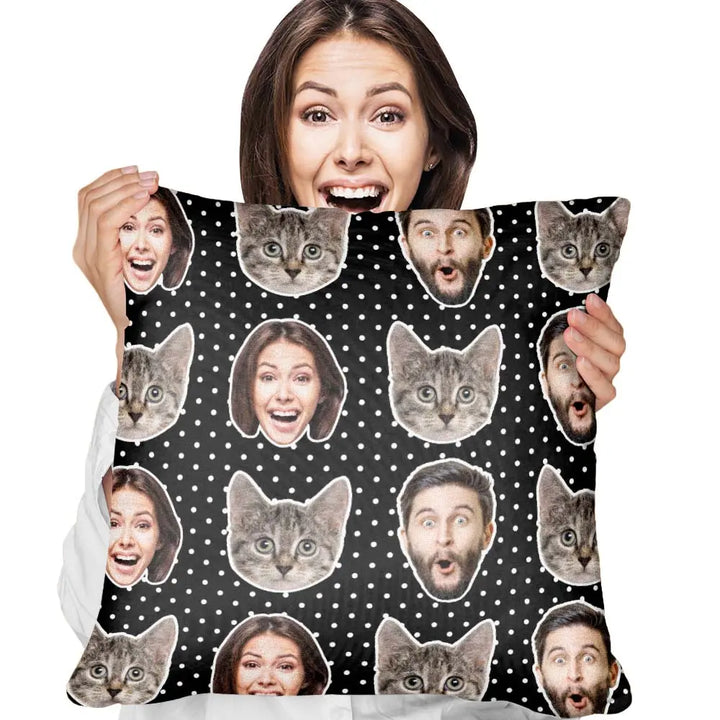 Custom Face Pillowcase – Personalize Your Home Decor with Unique Pillowcase Cover Only (Insert Not Included)