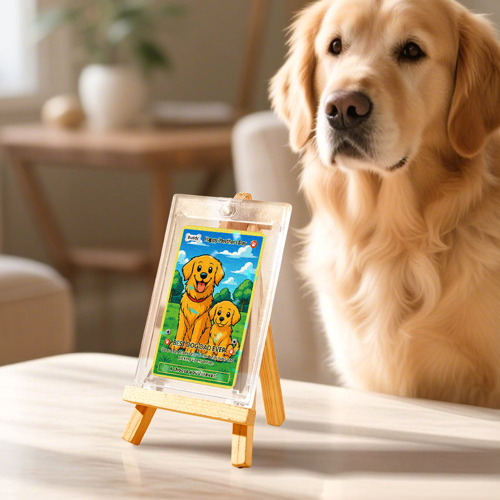 Custom Photo & Text Poke Card Game Card Gift for Pet Lover