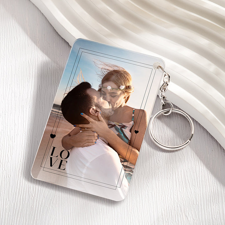 Personalized Love Gift with Photo First Anniversary Plaque Gift for Boyfriend Custom Acrylic Plaque