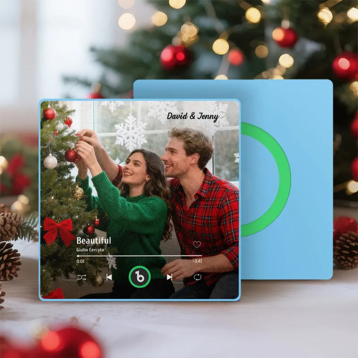 FridgeBeats Framed 4.0 Custom Music Fridge Magnet with Colorful Frame Album Fridge Magnet Wall Sticker Christmas Gifts