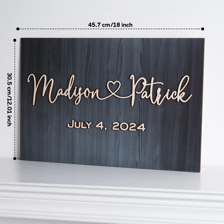 Personalized Wedding Sign Wedding Welcome Sign for Wedding Entrance