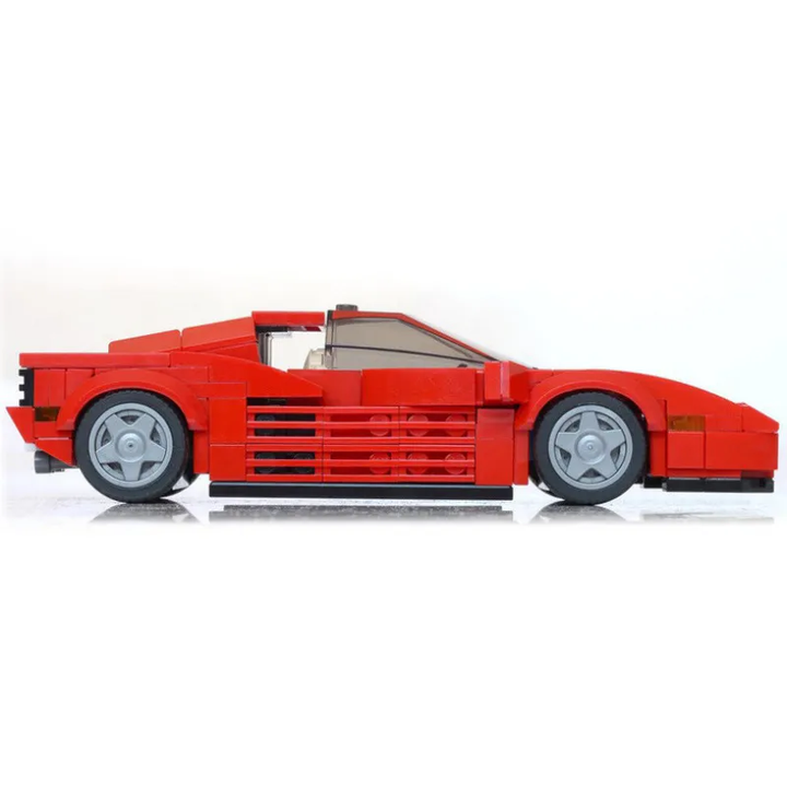 Ferrari Testarossa Creative Vehicle Racing Car Building Blocks Construction Toy Brick Figures Gift for Car Lover
