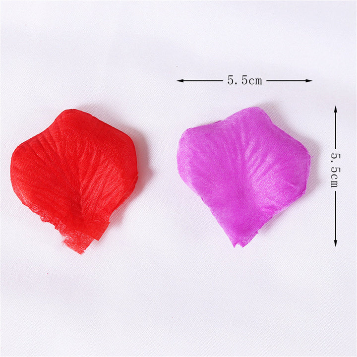 120PCS Fabric Rose Petals Fabric Petals for Weddings Aisles Flower Girls and Romantic Evenings