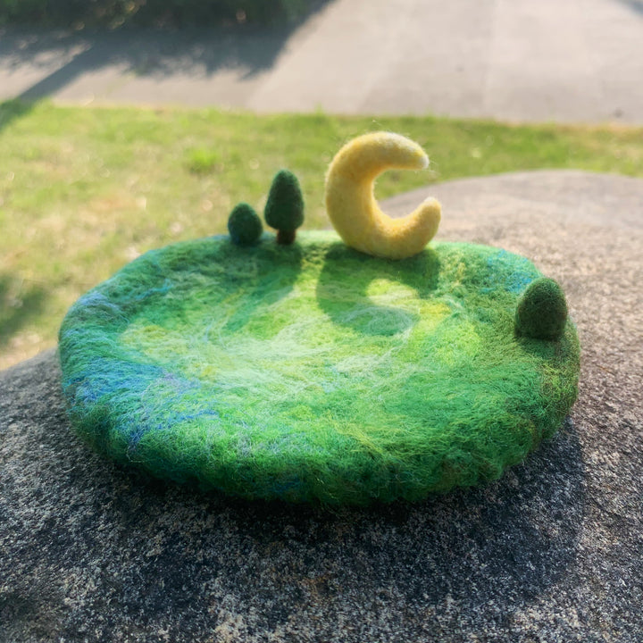 Stylish Felt Tray Decoration for Home Decoration Elegant Display