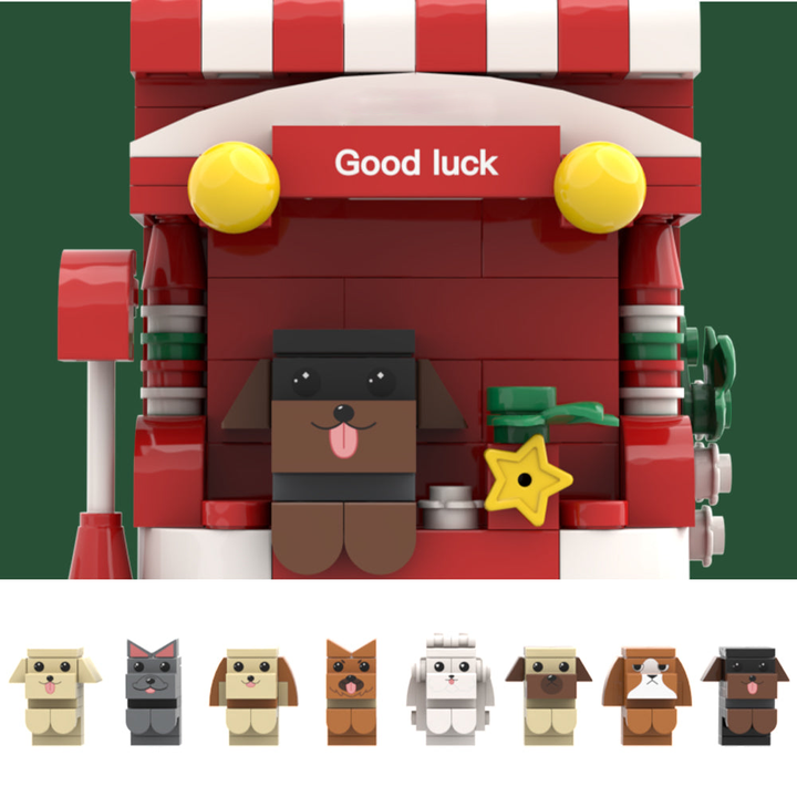 Christmas Gifts Custom Brick Figures Pen Holder Personalized Brick Figures and Pen Holder Pet Pen Holder