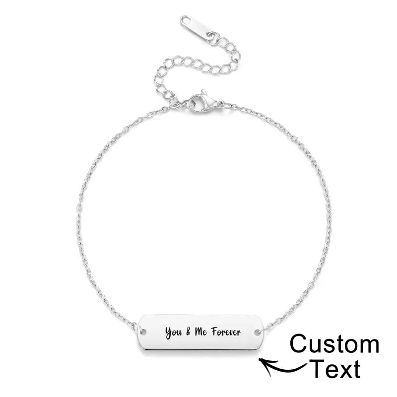 Custom Photo Bracelet Eyes Bracelet Bar Bracelet Gifts for Her