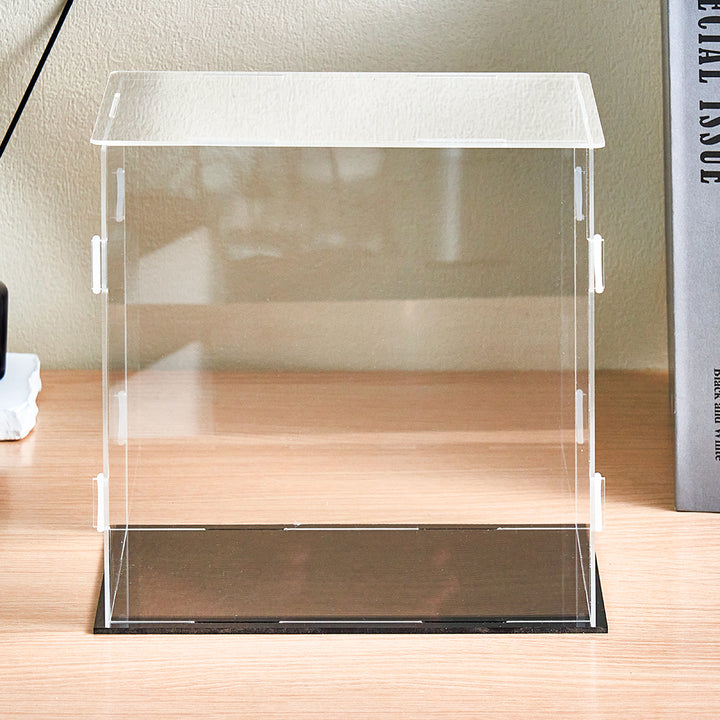 Dustproof Clear Acrylic Display Case Display Box – Protective Box for 3 People Bobbleheads Collectibles