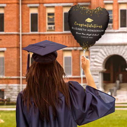 Custom Congratulations Balloons Class of 2022 Graduation Party Balloon Decoration