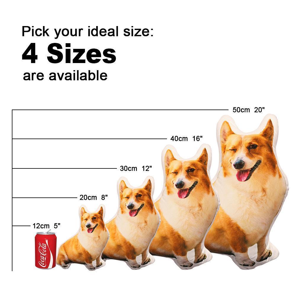 Custom Shaped Portrait Pillow - 4 Sizes