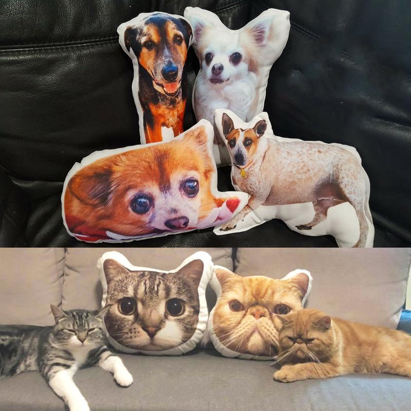 Custom Shaped Portrait Pillow - 4 Sizes