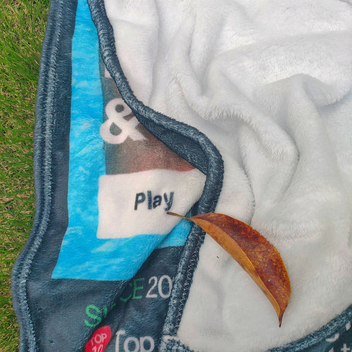 Ranking Style Custom Poster Blanket Personalized Photo Poster Blanket Romantic Comedies Blanket