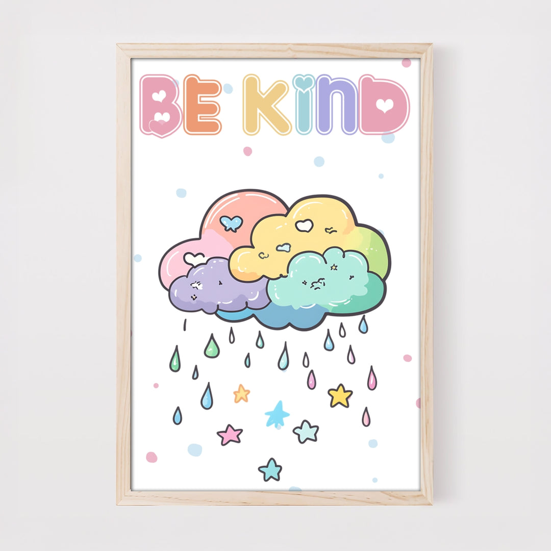 Custom Rainbow Text Poster