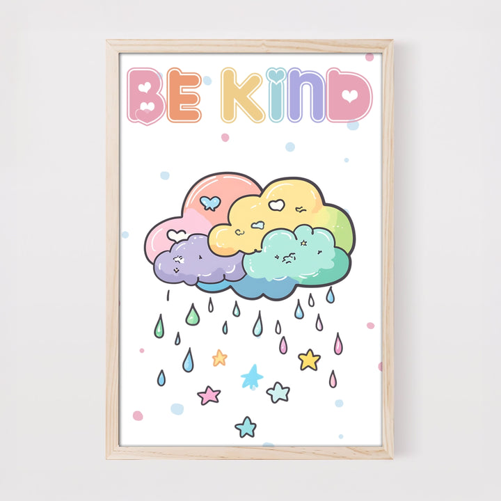 Custom Rainbow Text Poster