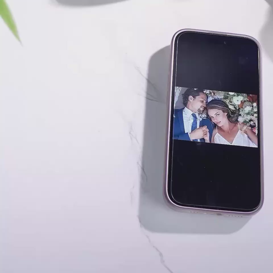 Personalized Photo Music Keychain Music Box Bag Charm That Plays Music Without Cell Phone Anniversary Gifts