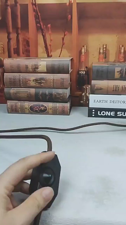Creative Iron Tube Robot Table Lamp Water Pipe Light Retro Table Lamp for Bedroom
